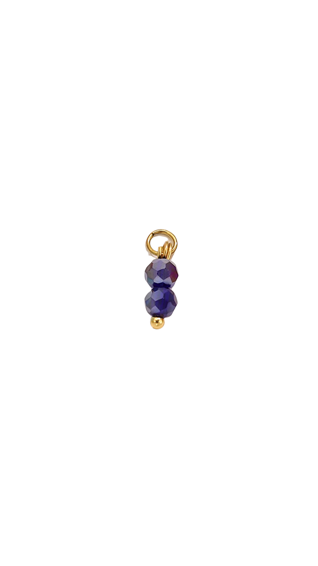 Dark Blue Crystal Beads