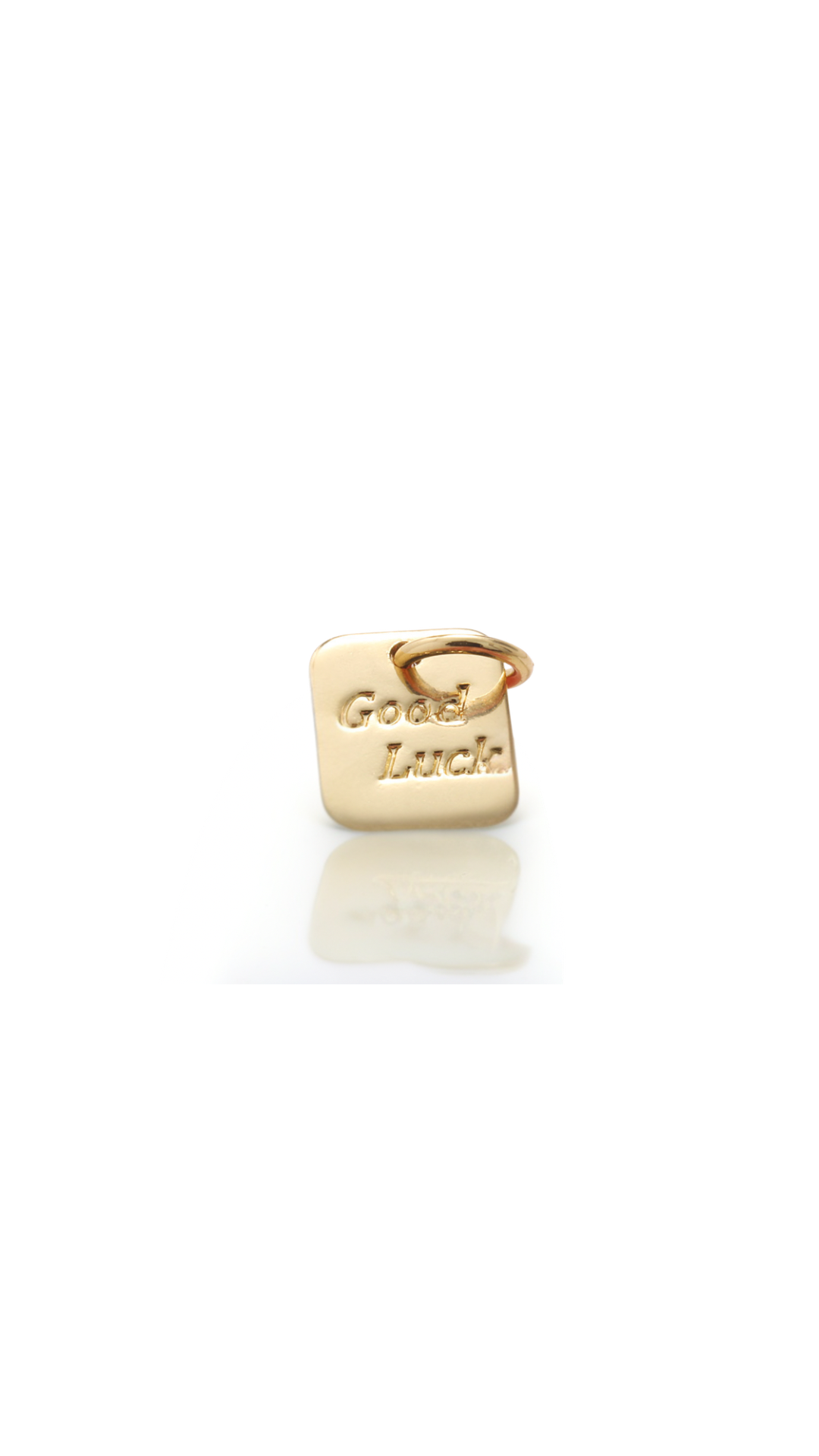 Good Luck Square Charm