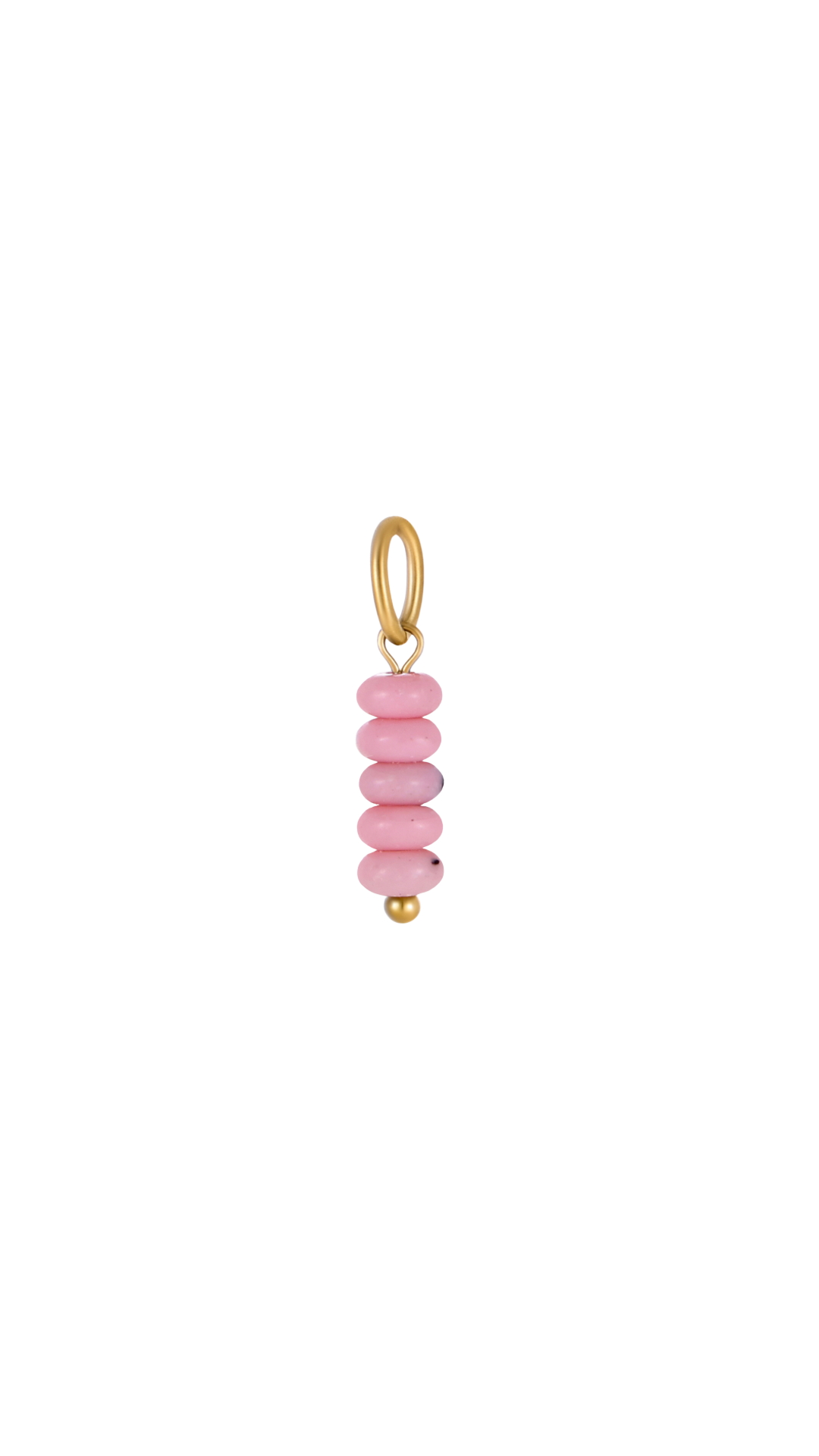 Baby Pink Stone Charm