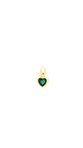 Emerald Heart Charm