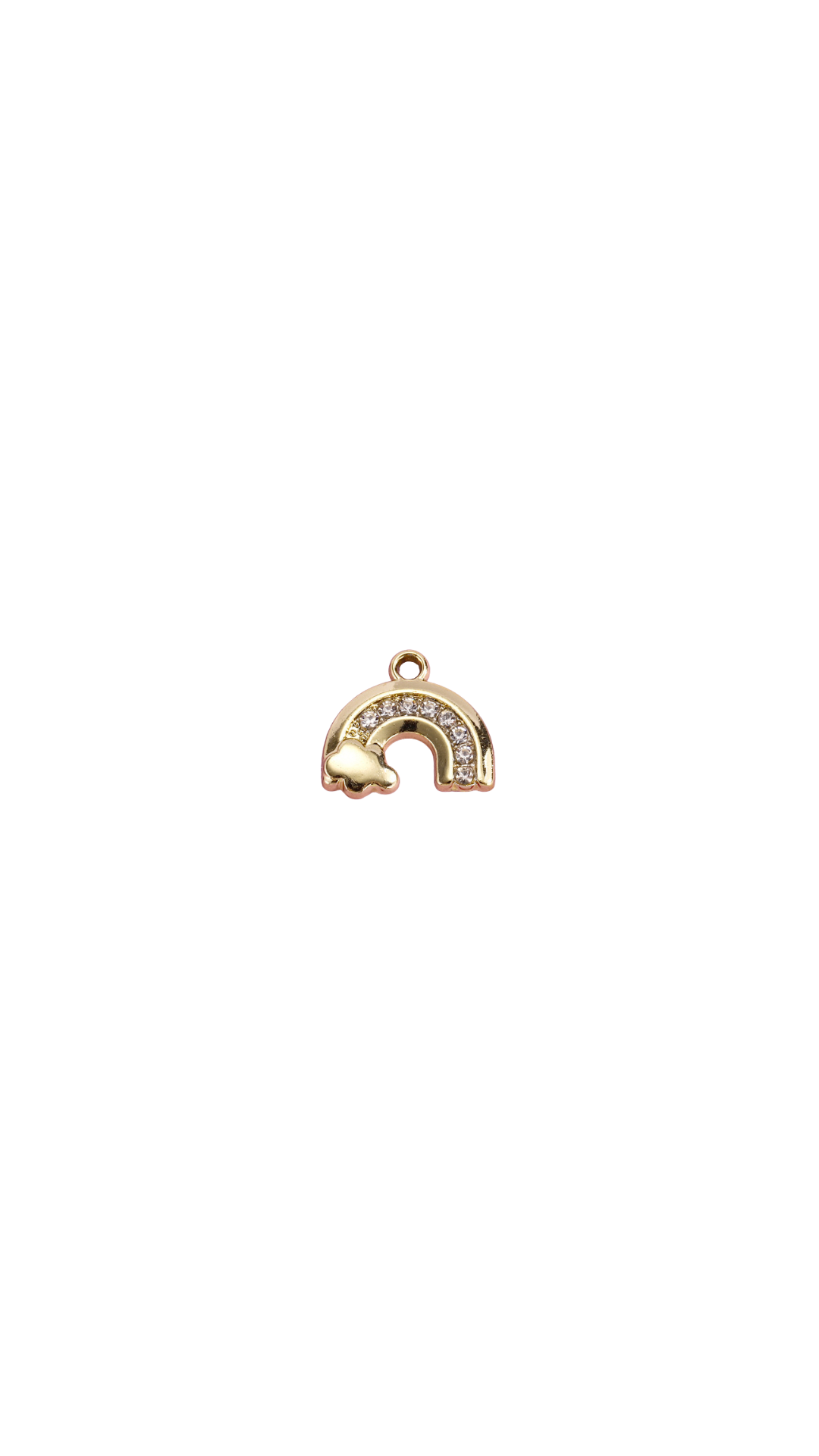 Golden Rainbow Charm