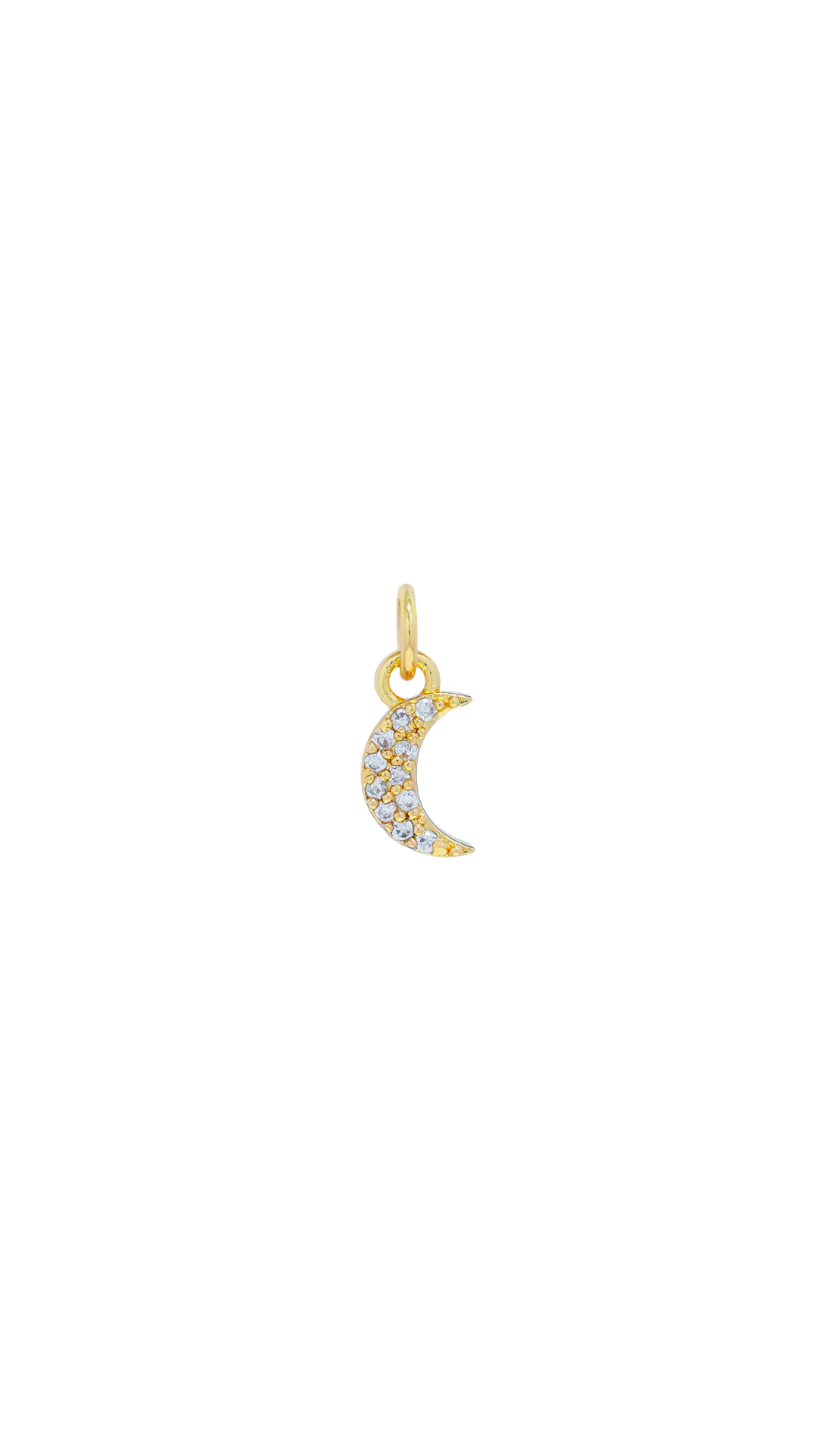 Zircon Moon Charm