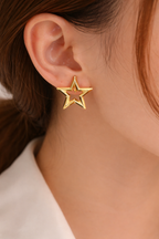 Gold Star Earrings