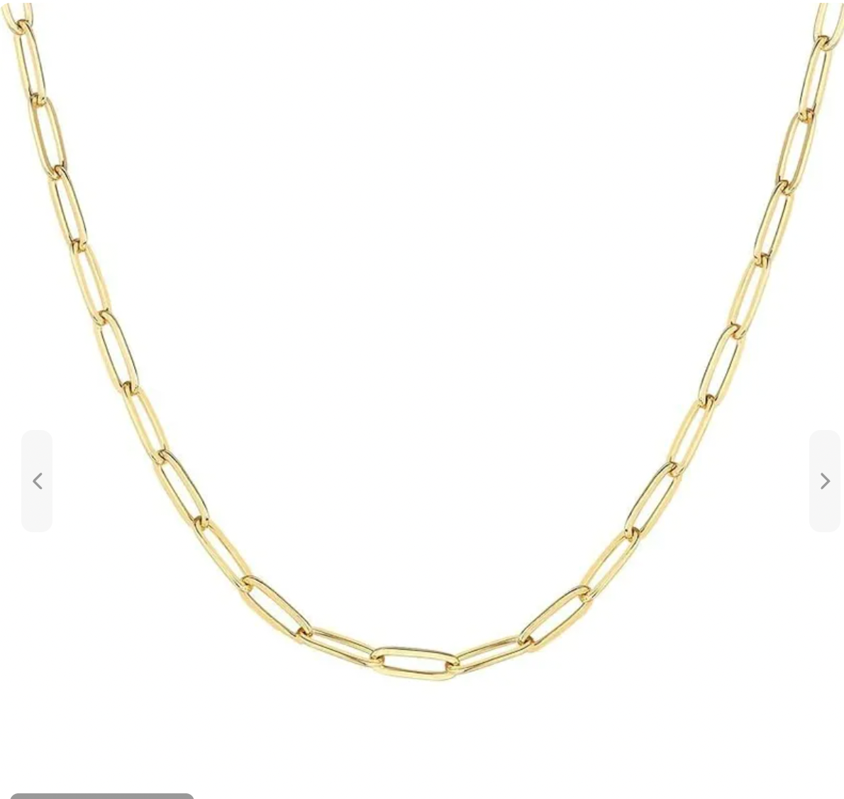 Paperclip Necklace for Charm Bar