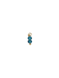 Blue Crystal Bead Charm