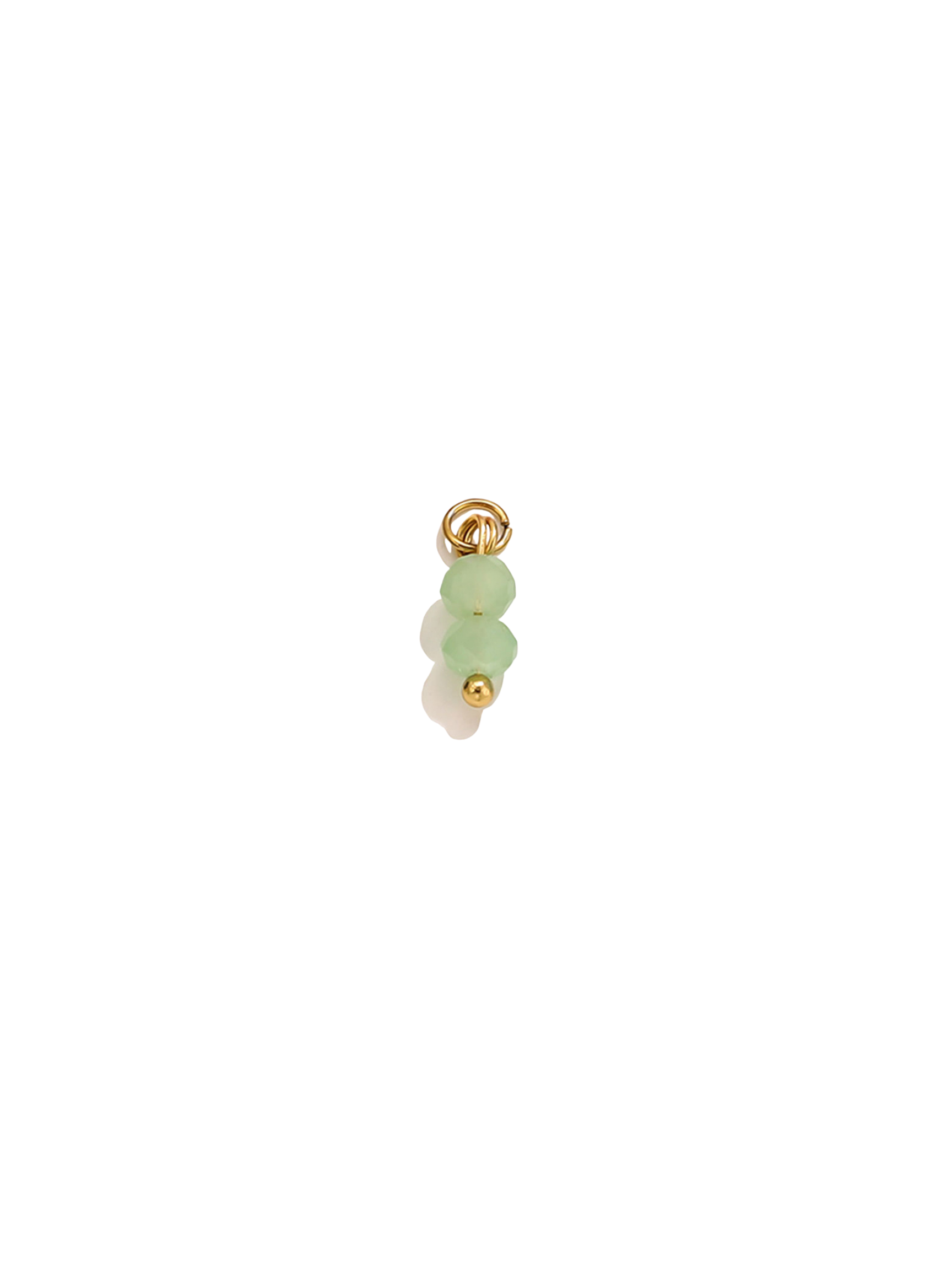 Light Green Crystal Bead Charm