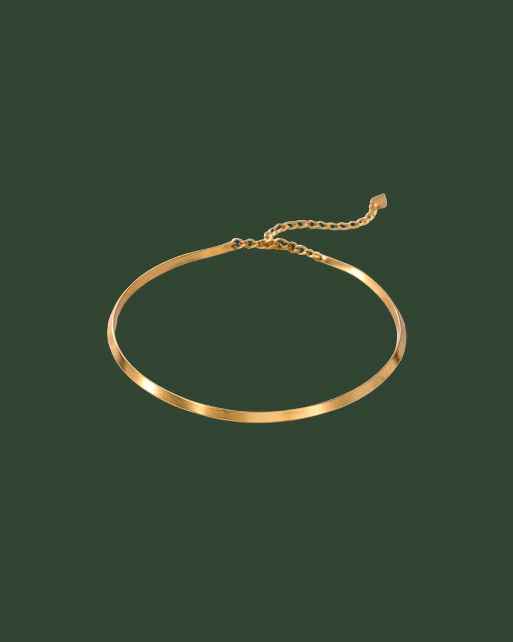 Gold Steel Plated Necklace